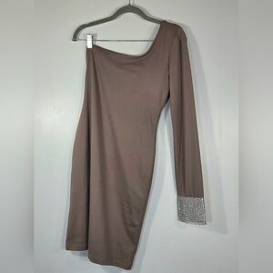 BOMBSHELL SPORTSWEAR DIAMOND DRESS OPEN BACK.